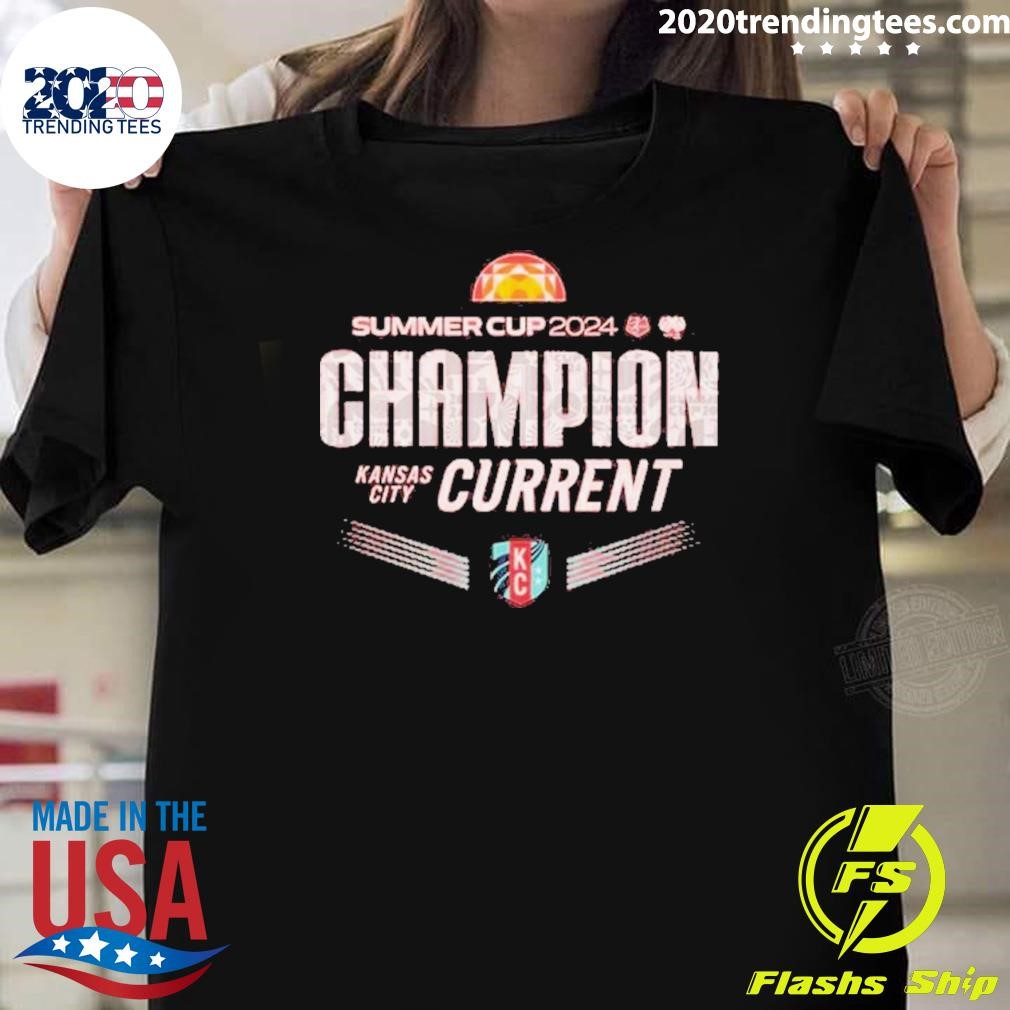 Funny City Current 2024 Summer Cup Champion T-shirt