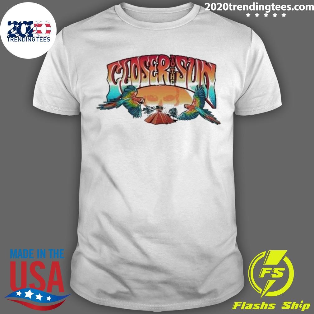 Funny Closer To The Sun 2024 Lineup Tie Dye 2024 T-shirt