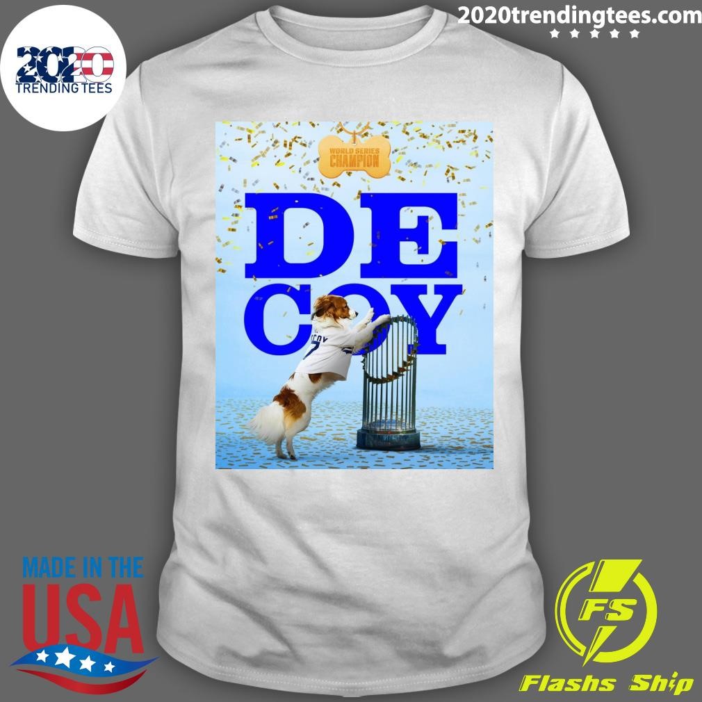 Funny Decoy Ohtani Is A World Series Champion Decoy Dog T-shirt