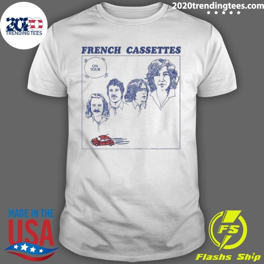 Funny French Cassettes On Tour 2024 T-shirt