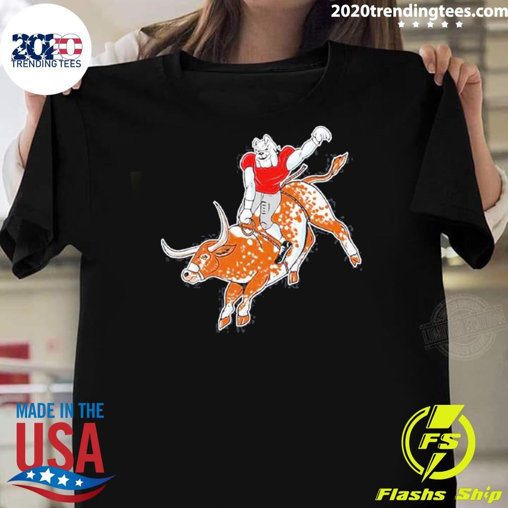 Funny Ga Horns Down 2024 T-shirt