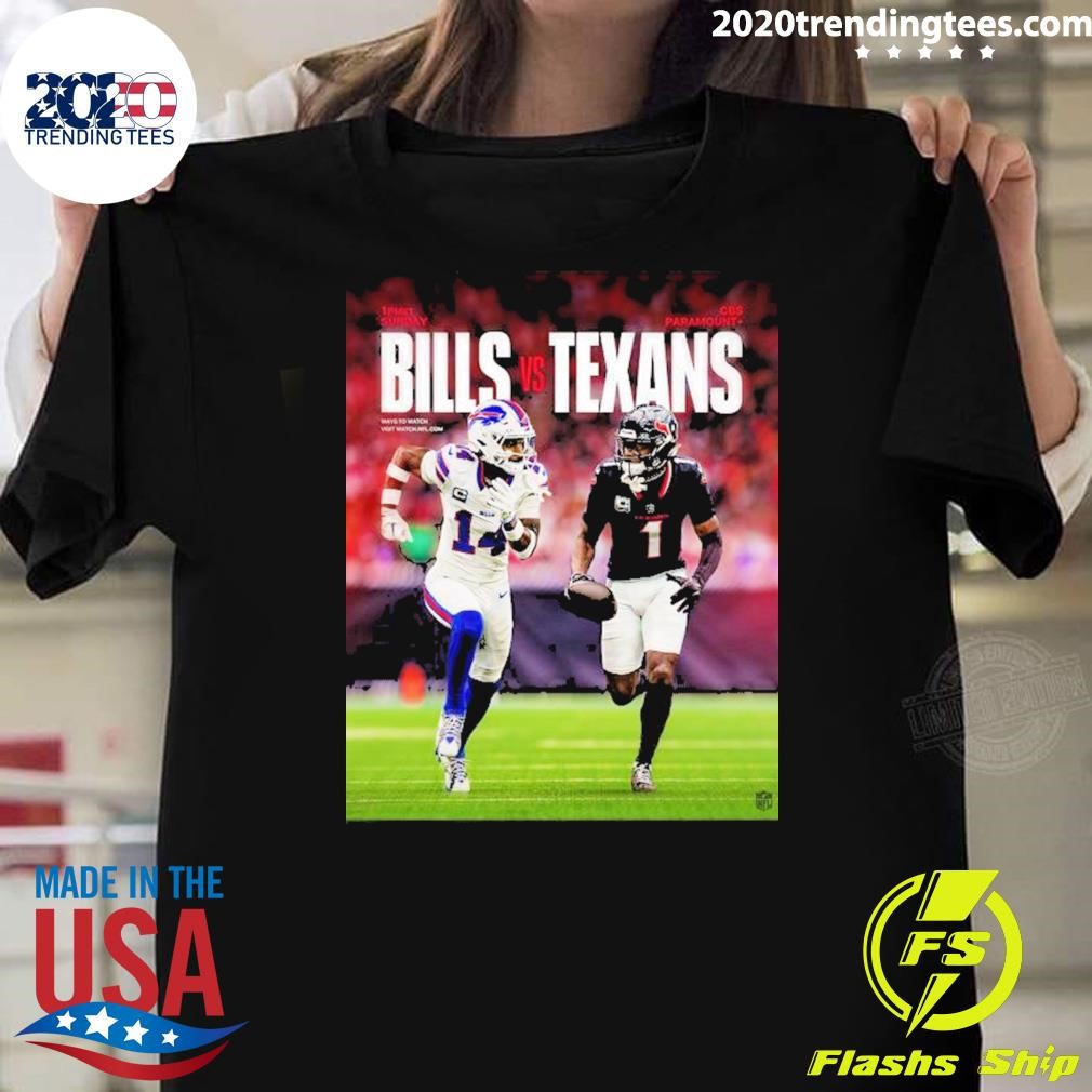 Funny Game Matchup Buffalo Bills Vs Houston Texans 2024 Nfl Week 5 T-Shirt