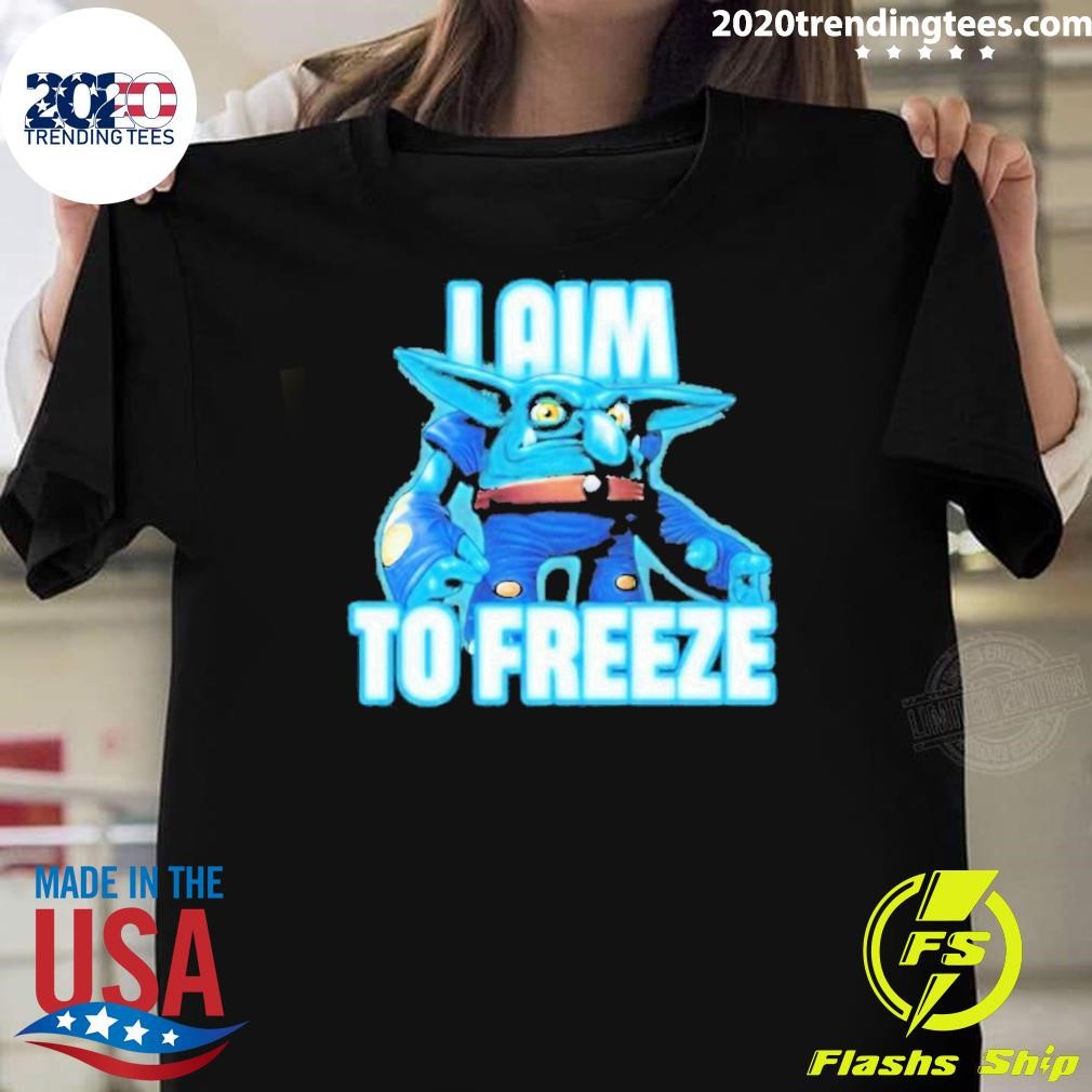 Funny I Aim To Freeze Chill Bill Skylanders T-shirt