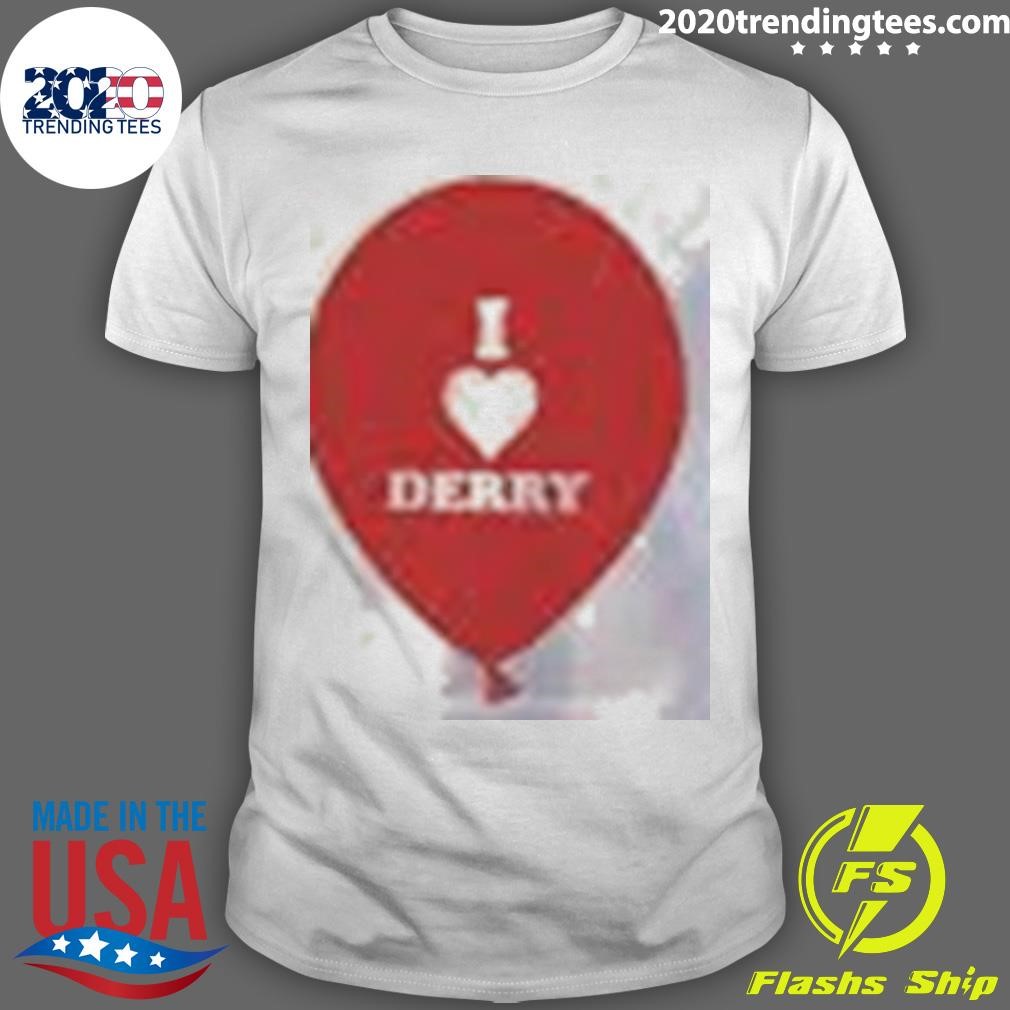 Funny I Love Derry Halloween 2024 T-shirt