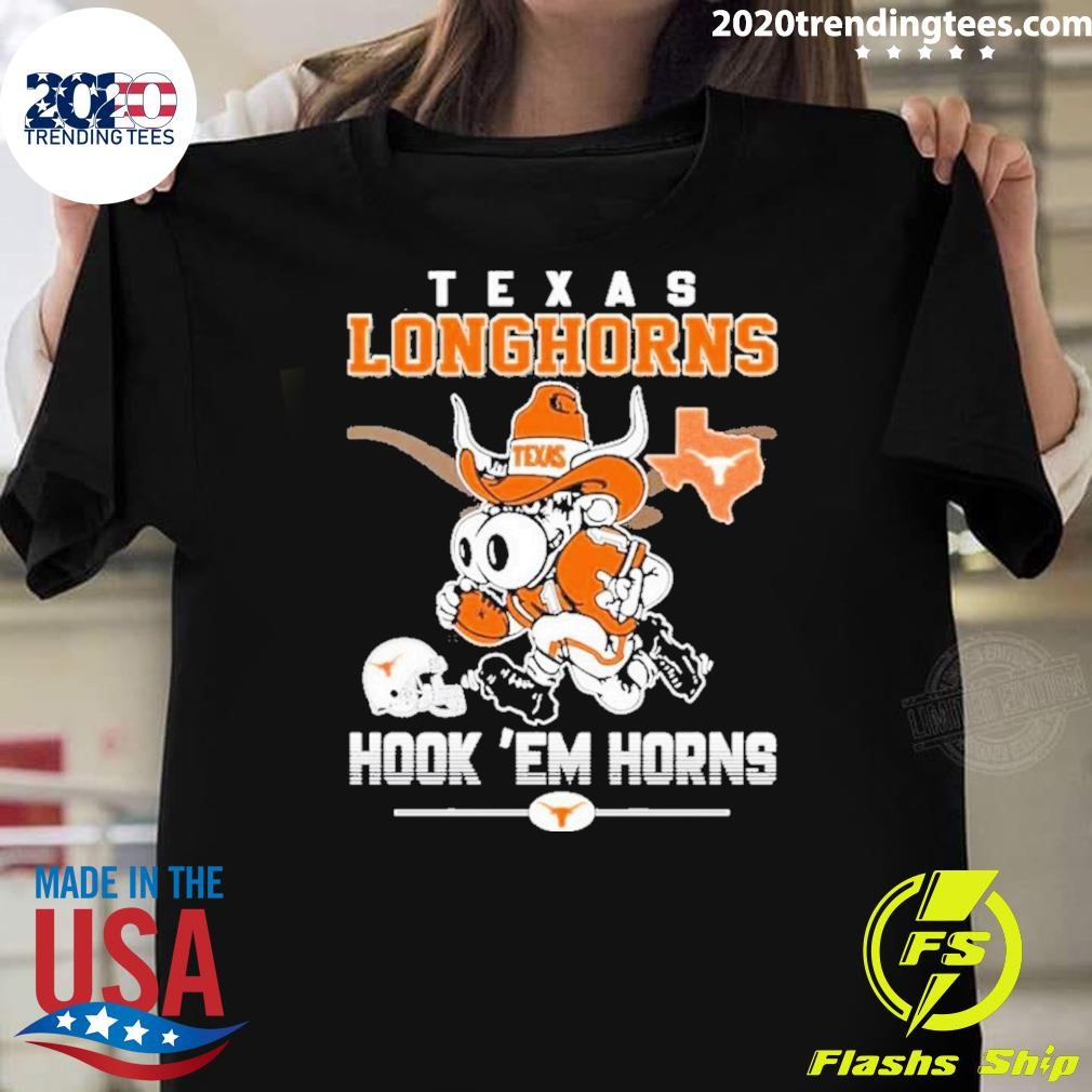 Funny Longhorns Hook ‘Em Horns Bevo 2024 T-shirt