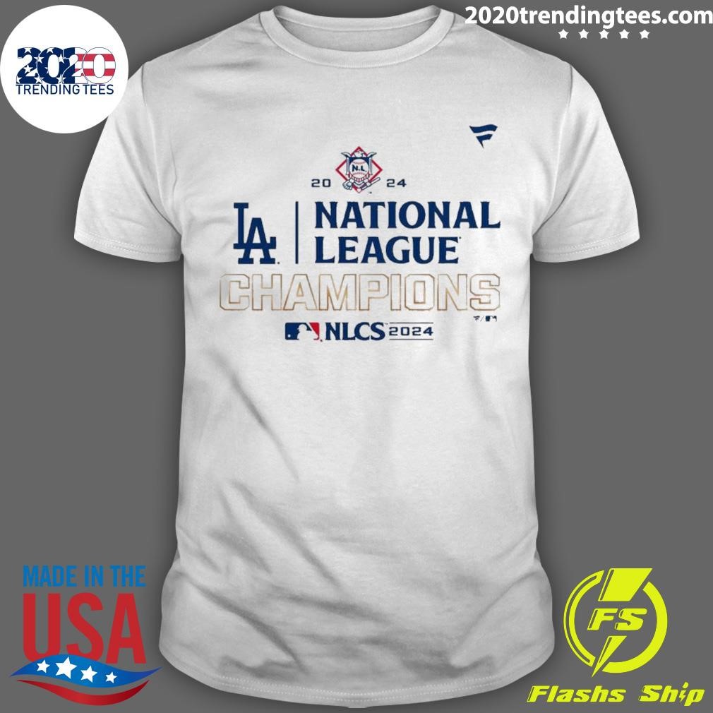 Funny Los Angeles Dodgers 2024 National League Champions Locker Room T-shirt