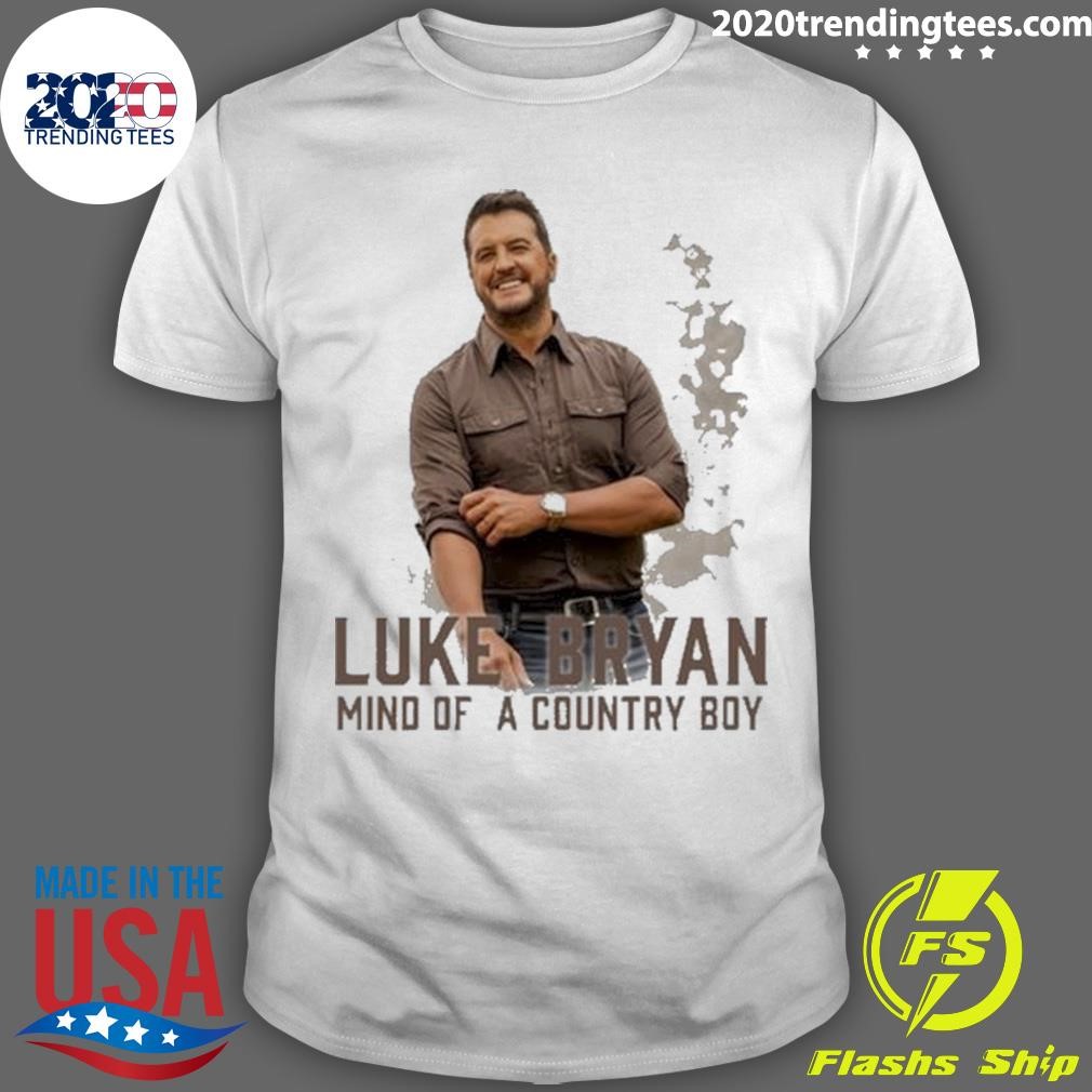 Funny Luke Bryan Mind Of A Country Boy 2024 T-shirt