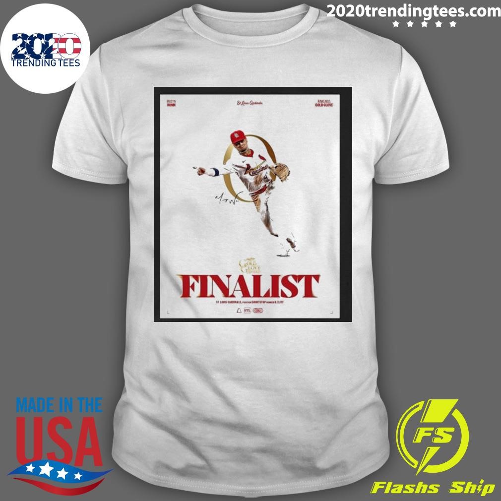 Funny Masyn Winn St. Louis Cardinals Gold Glove Award Finalists 2024 T-shirt