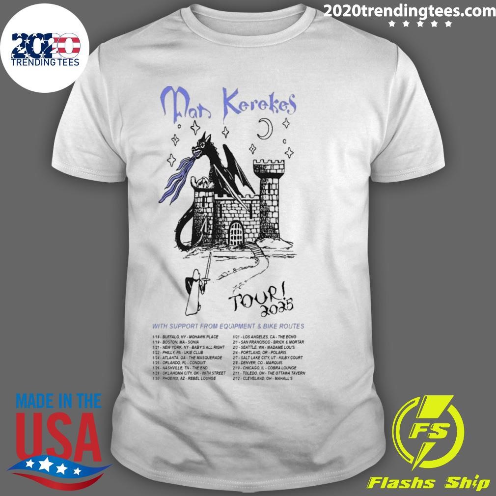 Funny Mat Kerekes America Jan & February 2025 Tour Poster T-Shirt