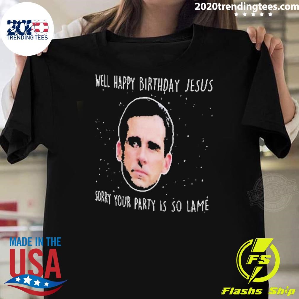 Funny Michael Scott Holiday Graphic The Office Ripple Junction 2024 T-shirt