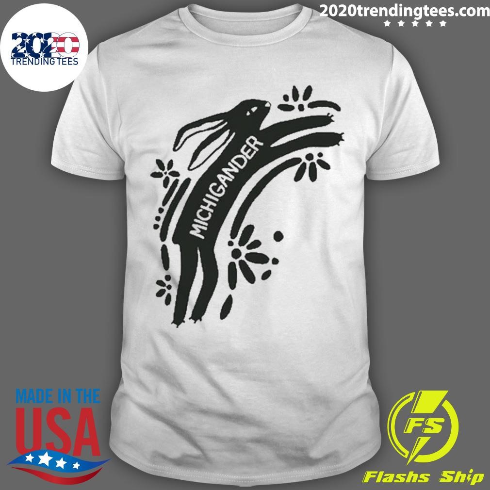 Funny Michigander The Hare 2024 T-Shirt