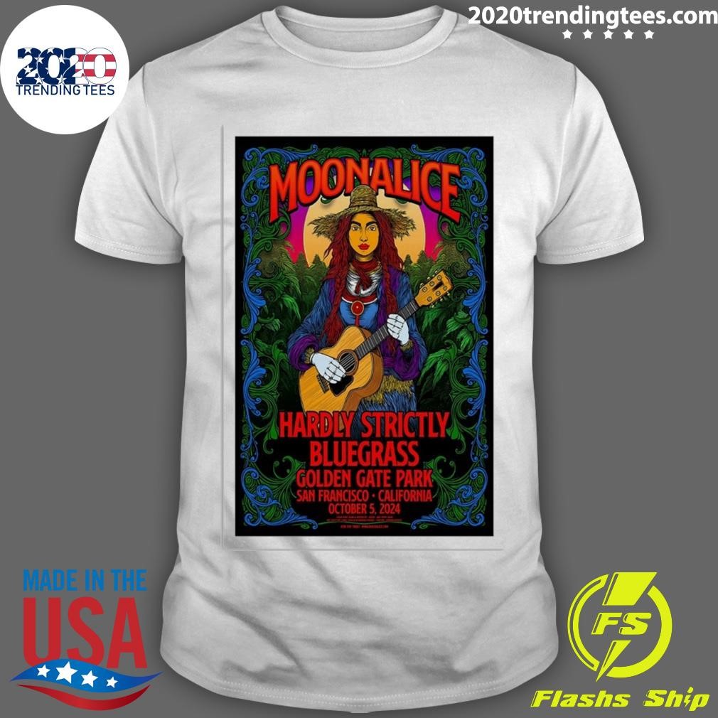 Funny Moonalice Hardly Strictly Bluegrass Golden Gate Park San Francisco California October 5, 2024 T-shirt