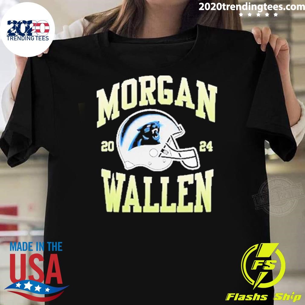 Funny Morgan Wallen Carolina Panther Nfl 2024 T-shirt