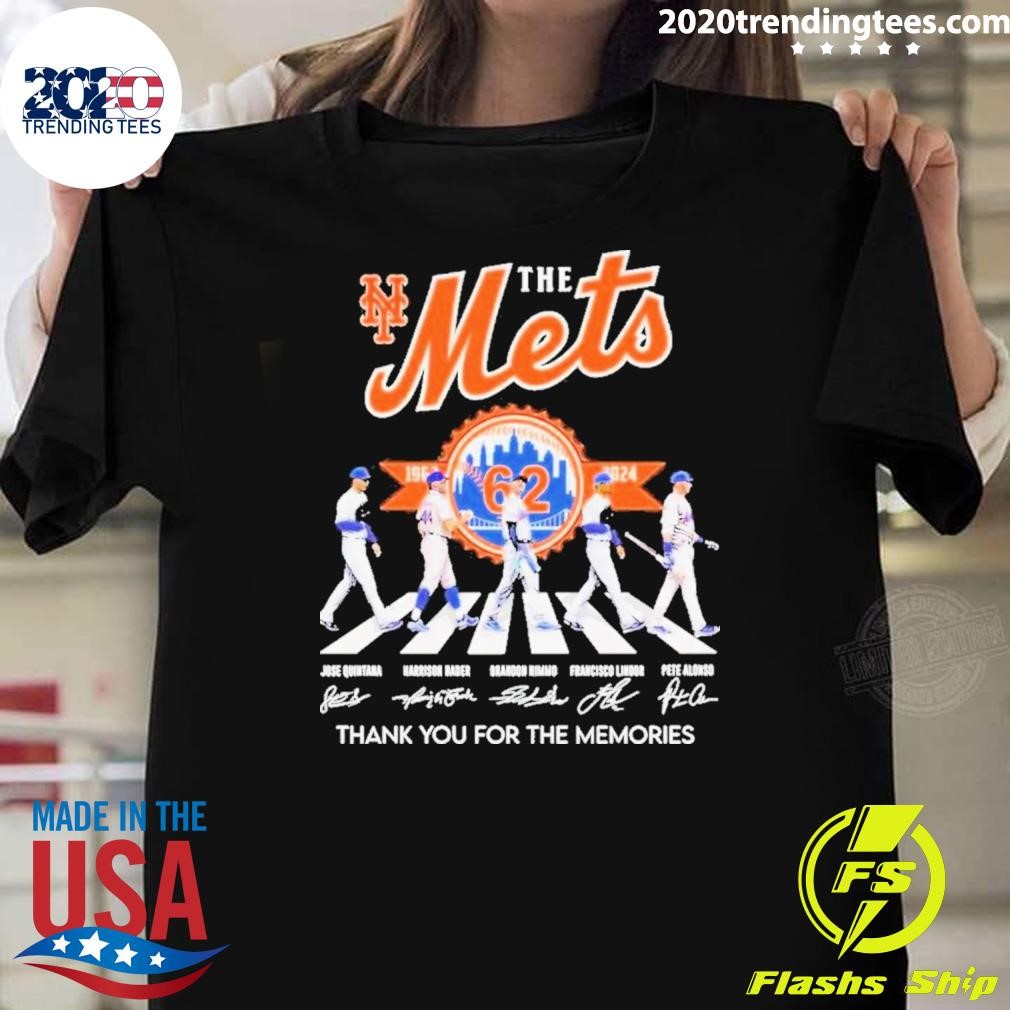 Funny New York Mets 62th 1962-2024 Thank You For The Memories T-Shirt