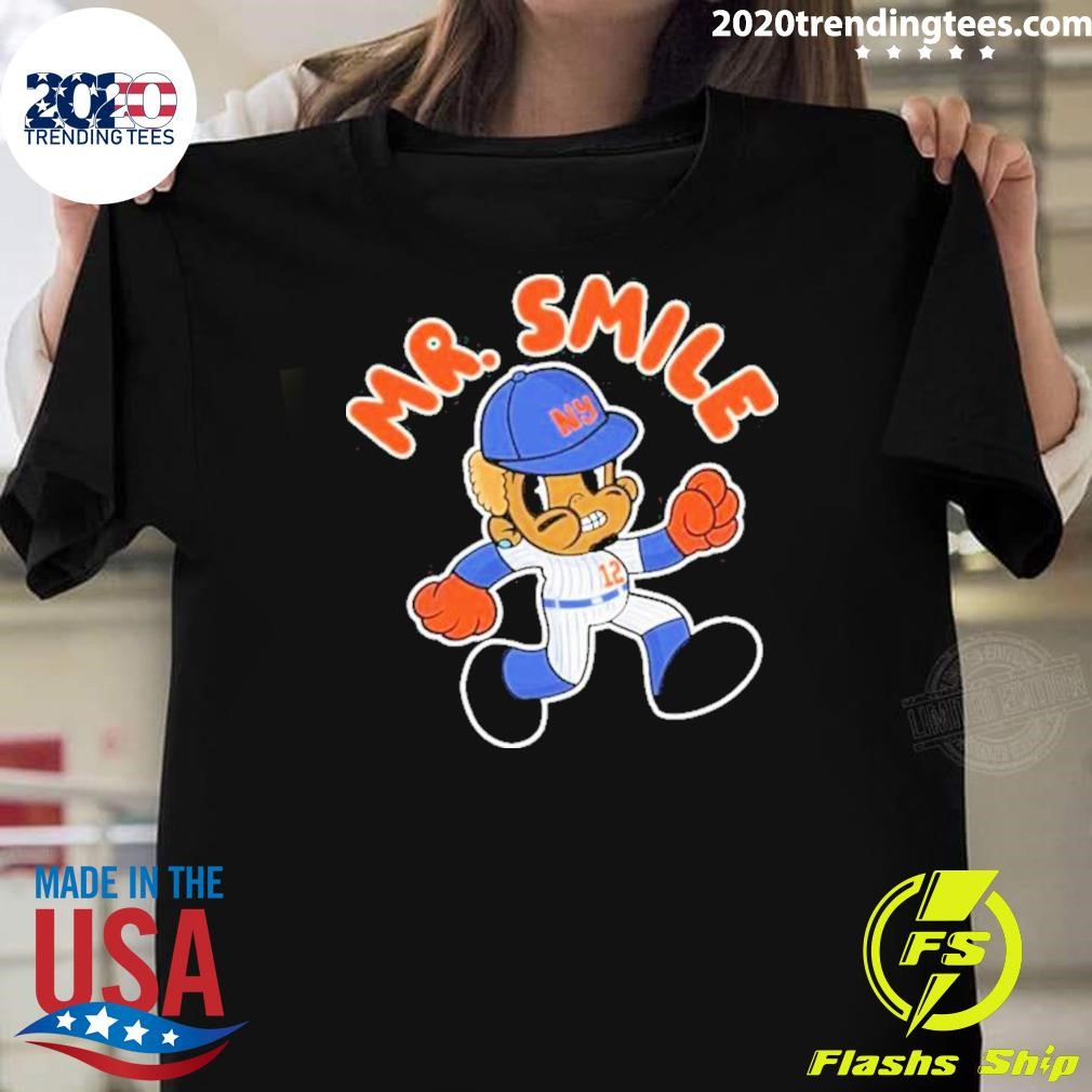 Funny Premium Francisco Lindor Mr. Smile 2024 T-Shirt