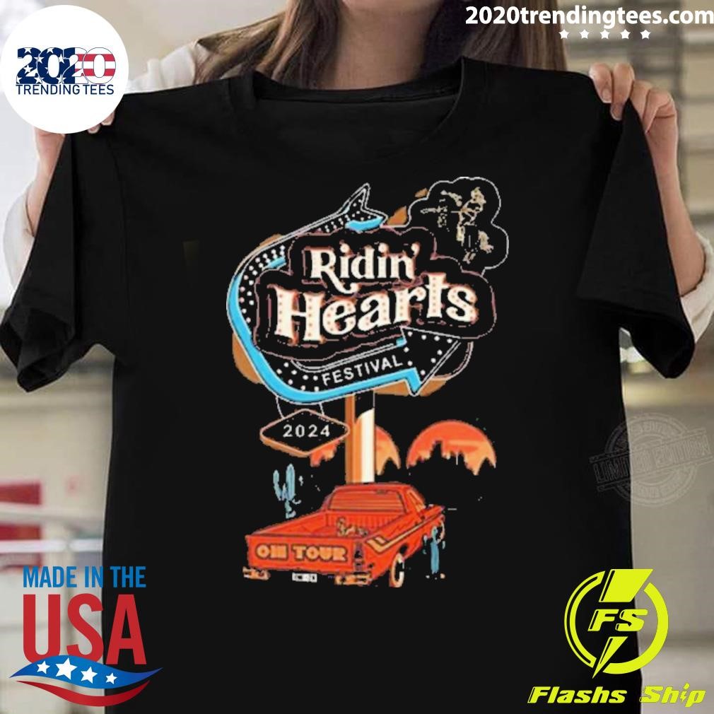 Funny Premium Ridin Fest 2024 T-shirt