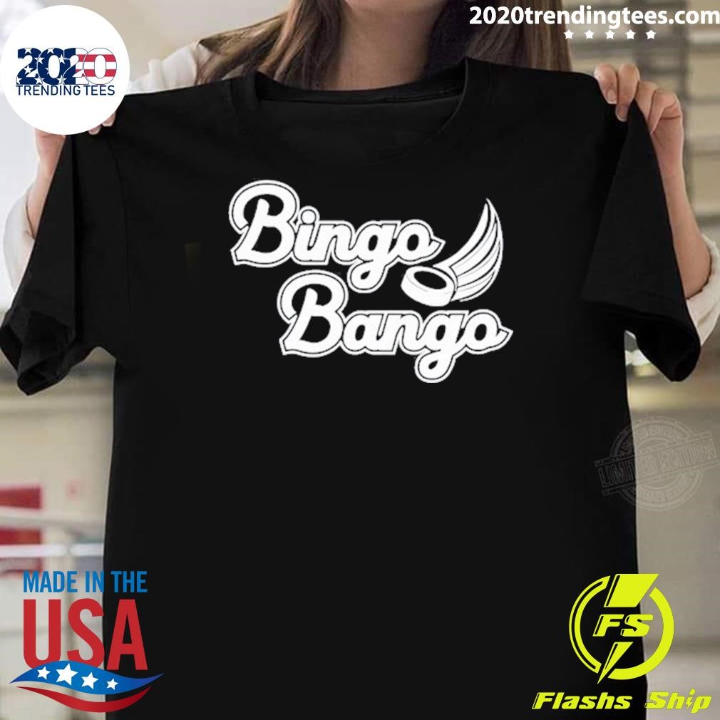 Funny Red Wings Bingo Bango 2024 T-shirt