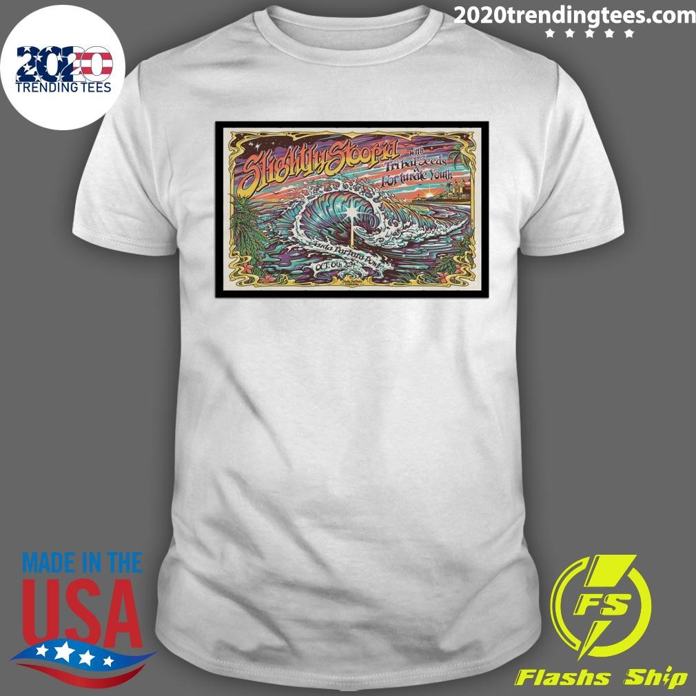 Funny Slightly Stoopid Oct 6 2024 Santa Barbara Bowl Santa Barbara, CA T-Shirt