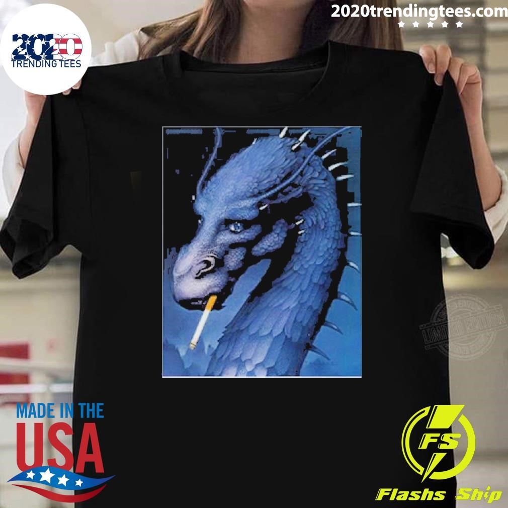 Funny Smoking Eragon 2024 T-shirt