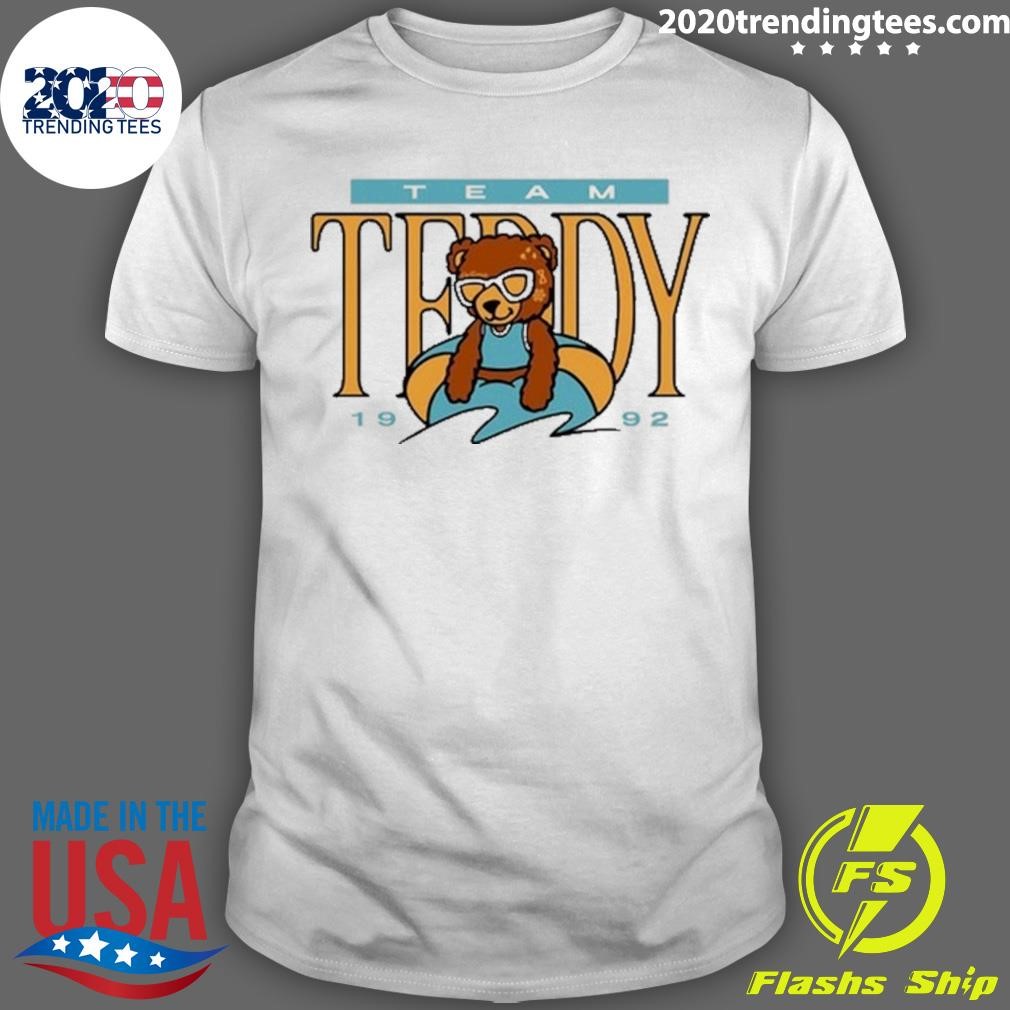 Funny Teddy Swims Team Teddy 1992 T-shirt