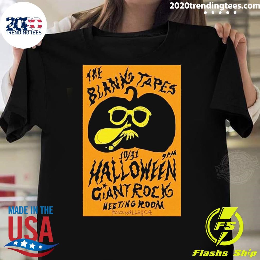 Funny The Blank Tapes Halloween Show In Yucca Valley CA On Oct 31 2024 Poster T-shirt