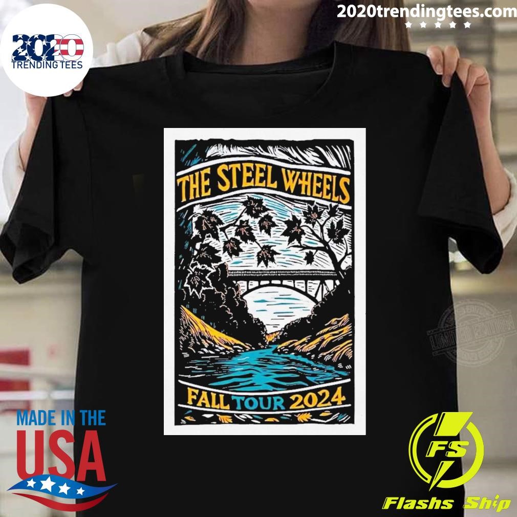 Funny The Steel Wheels Fall 2024 Tour Poster T-shirt