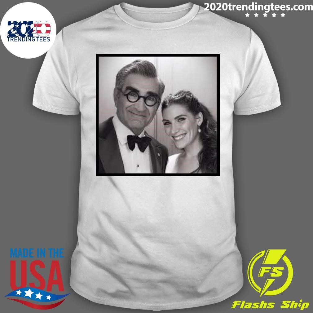 Funny The Very Chic Eugene Levy, Wearing Tractionproductions, With His Beautiful Daughter Sarah T-shirt