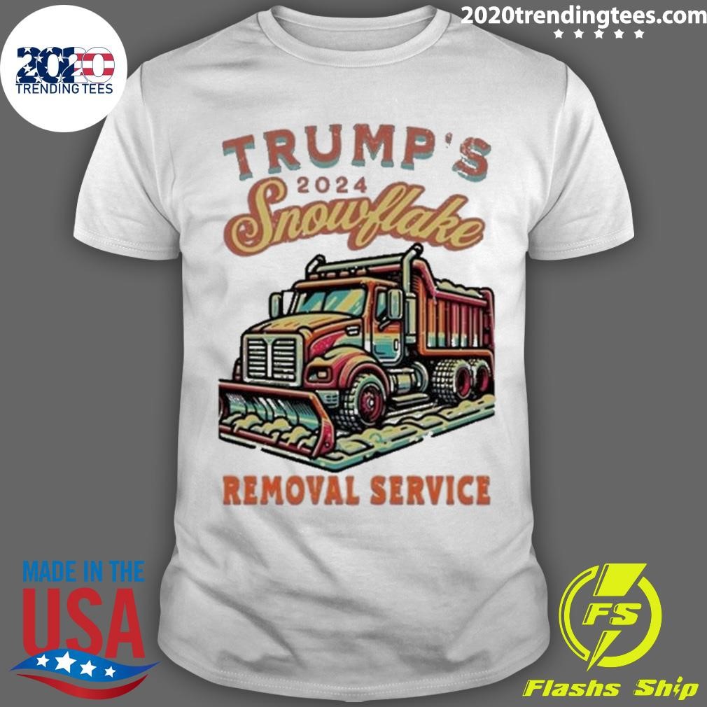 Funny Trump Vance 2024 Trumps Snowflake Removal Service 2024 T-shirt