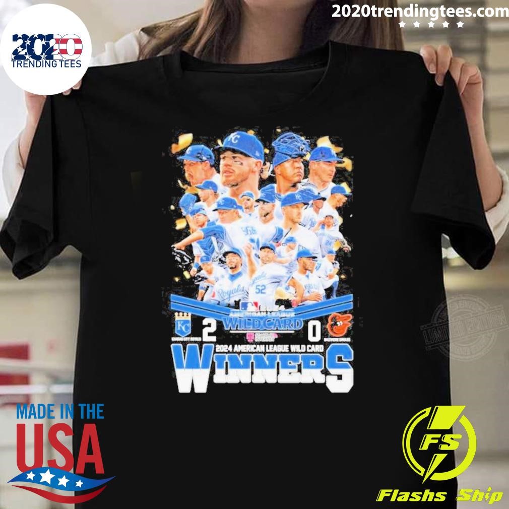 Funny Wild Card Winner Kansas City Royals 2024 National League T-shirt