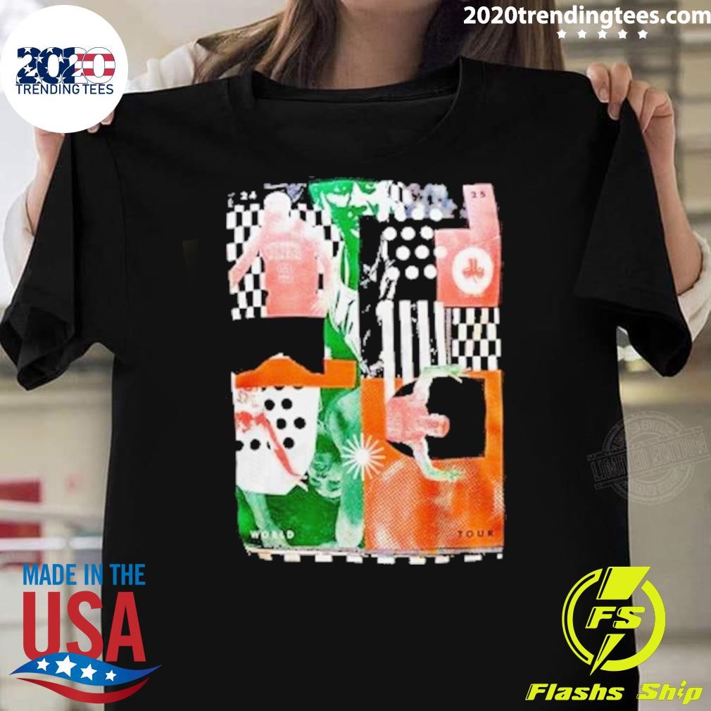 Nice 2024 Boston Celtics World Tour 3D T-shirt