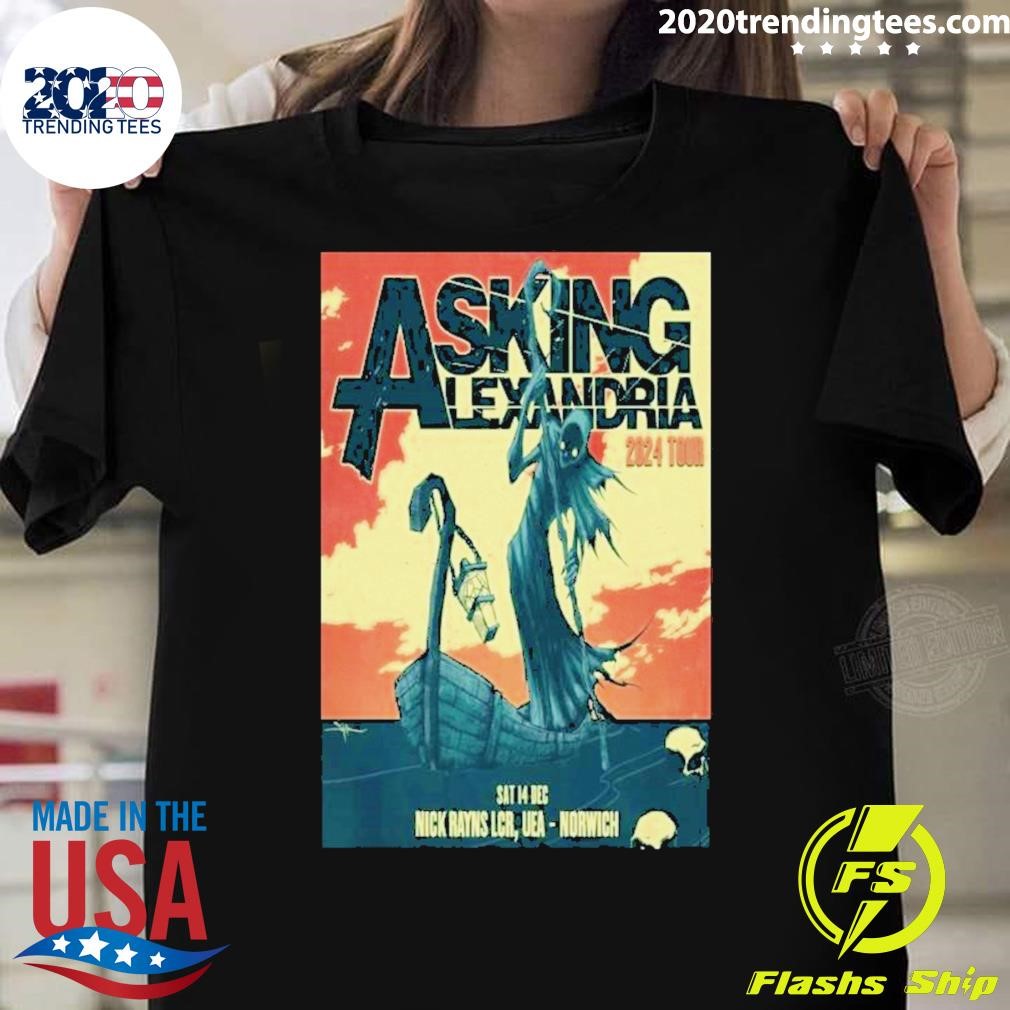 Nice Asking Alexandria Dec 14 2024 Nick Rayns Lcr Uea T-shirt