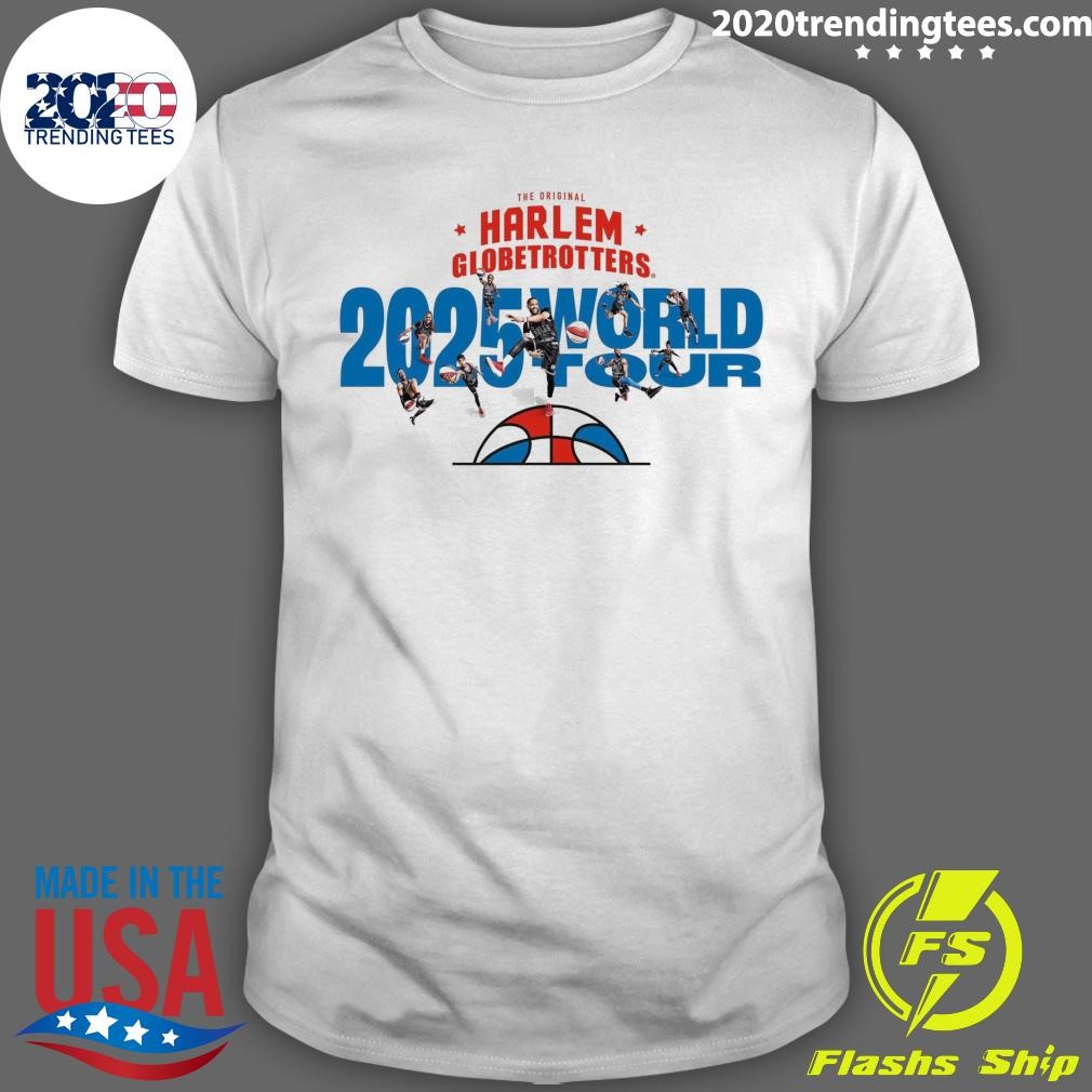 Nice Basketball & Entertainment the Harlem Globetrotters at the Adidas Arena and Arena Grand Paris in March 2025 T-shirt