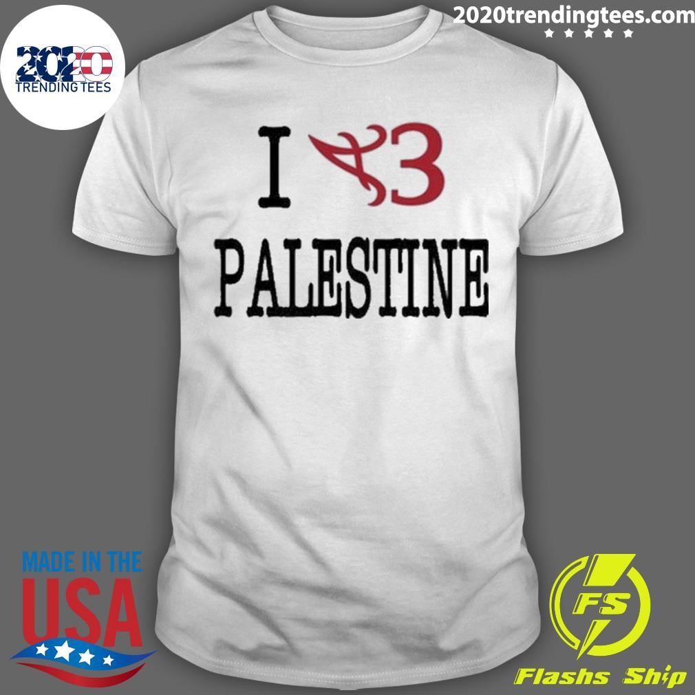 Nice Boume Sama Wearing I A3 Palestine 2024 T-shirt