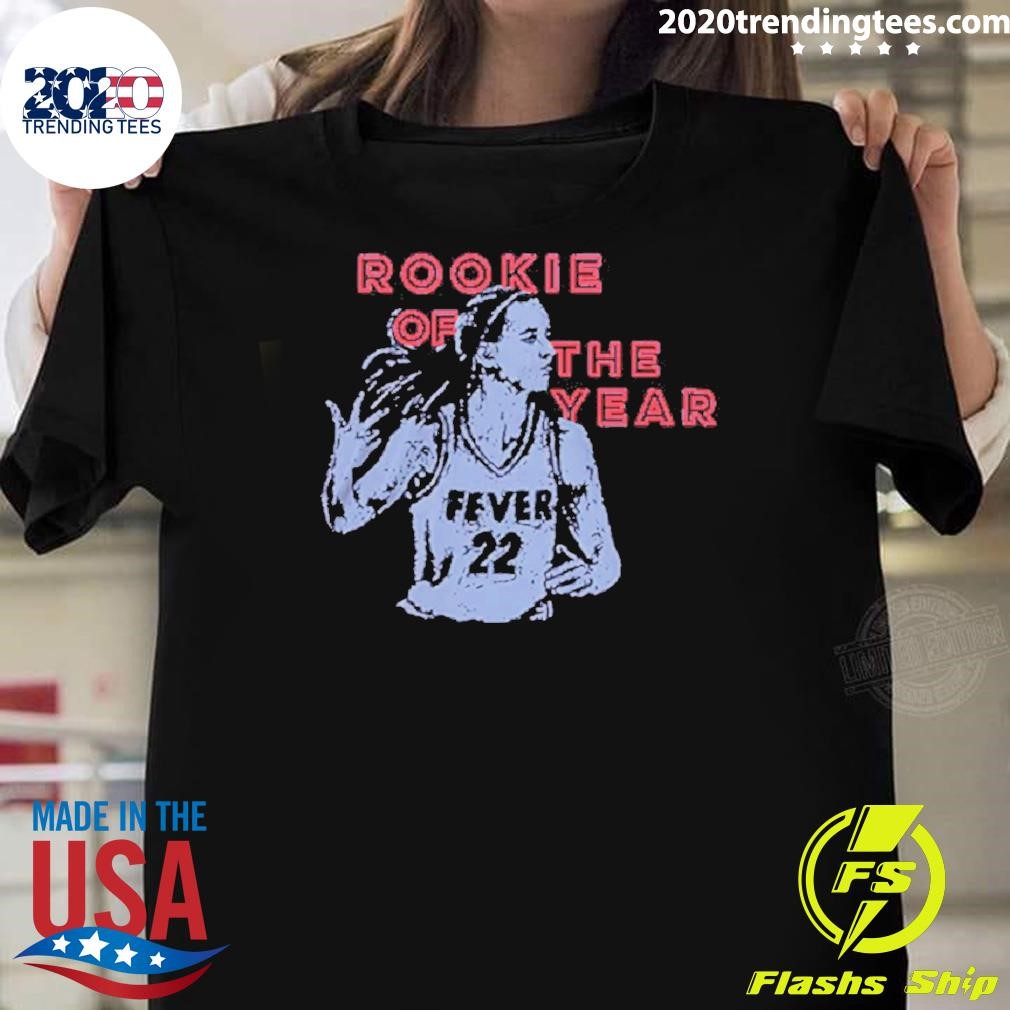 Nice Caitlin Clark Wnba Rookie Of The Year 2024 T-shirt