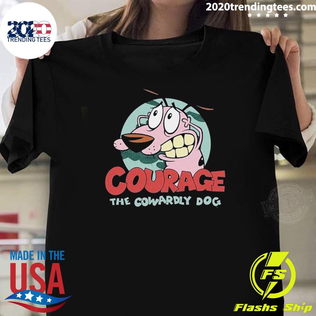 Nice Cartoon Network Courage The Cowardly Dog 2024 T-shirt