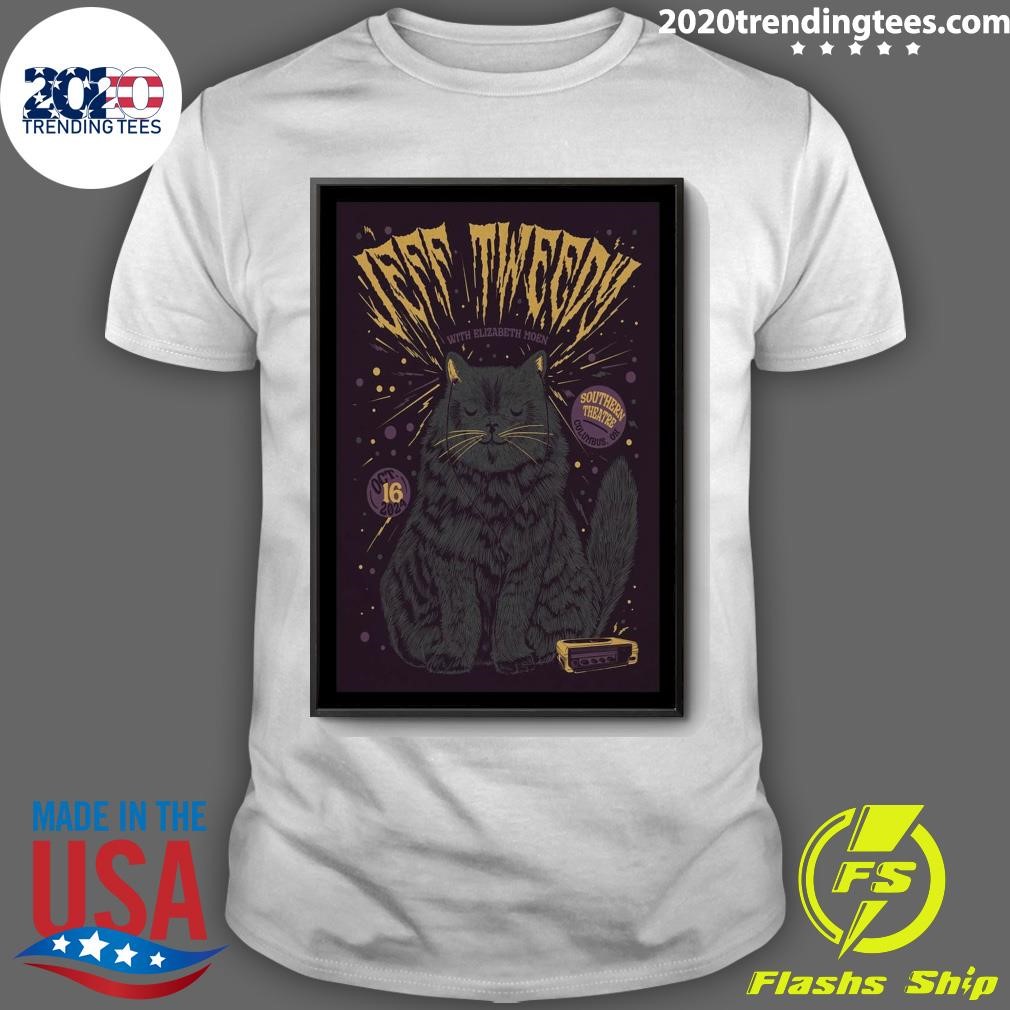 Nice Cat Jeff Tweedy On October 16 2024 In Columbus OH Tour T-shirt