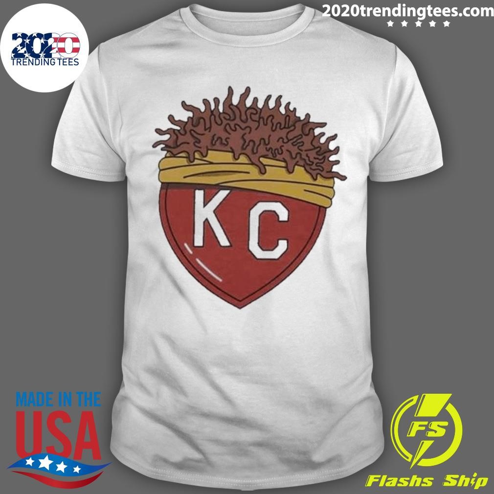 Nice Charlie Hustle Franchise Kc Heart 2024 T-shirt