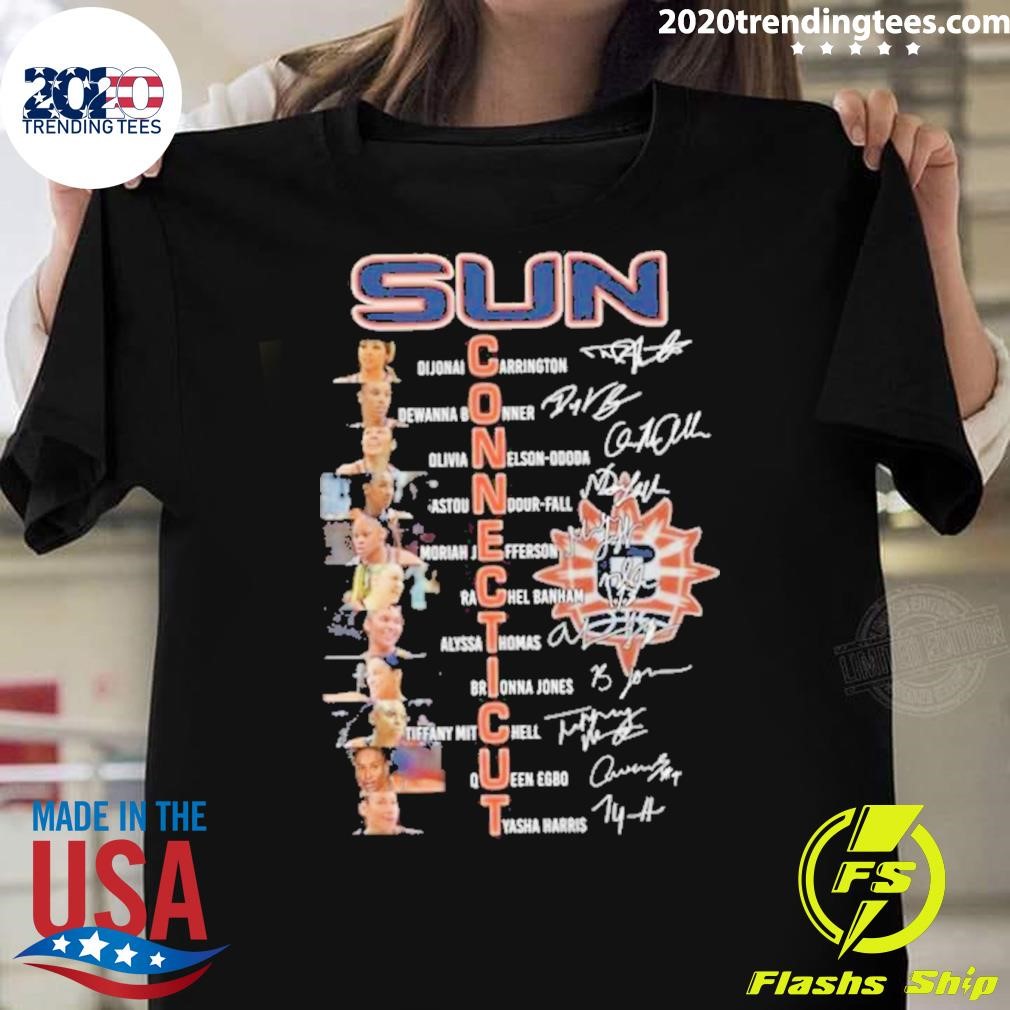 Nice Connecticut Sun Signatures 2024 T-shirt