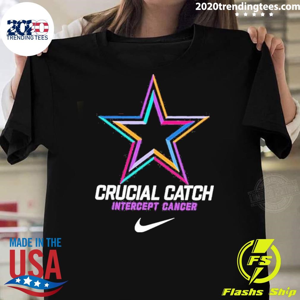 Nice Dallas Cowboys X Nike 2024 Nfl Crucial Catch 2024 T-shirt