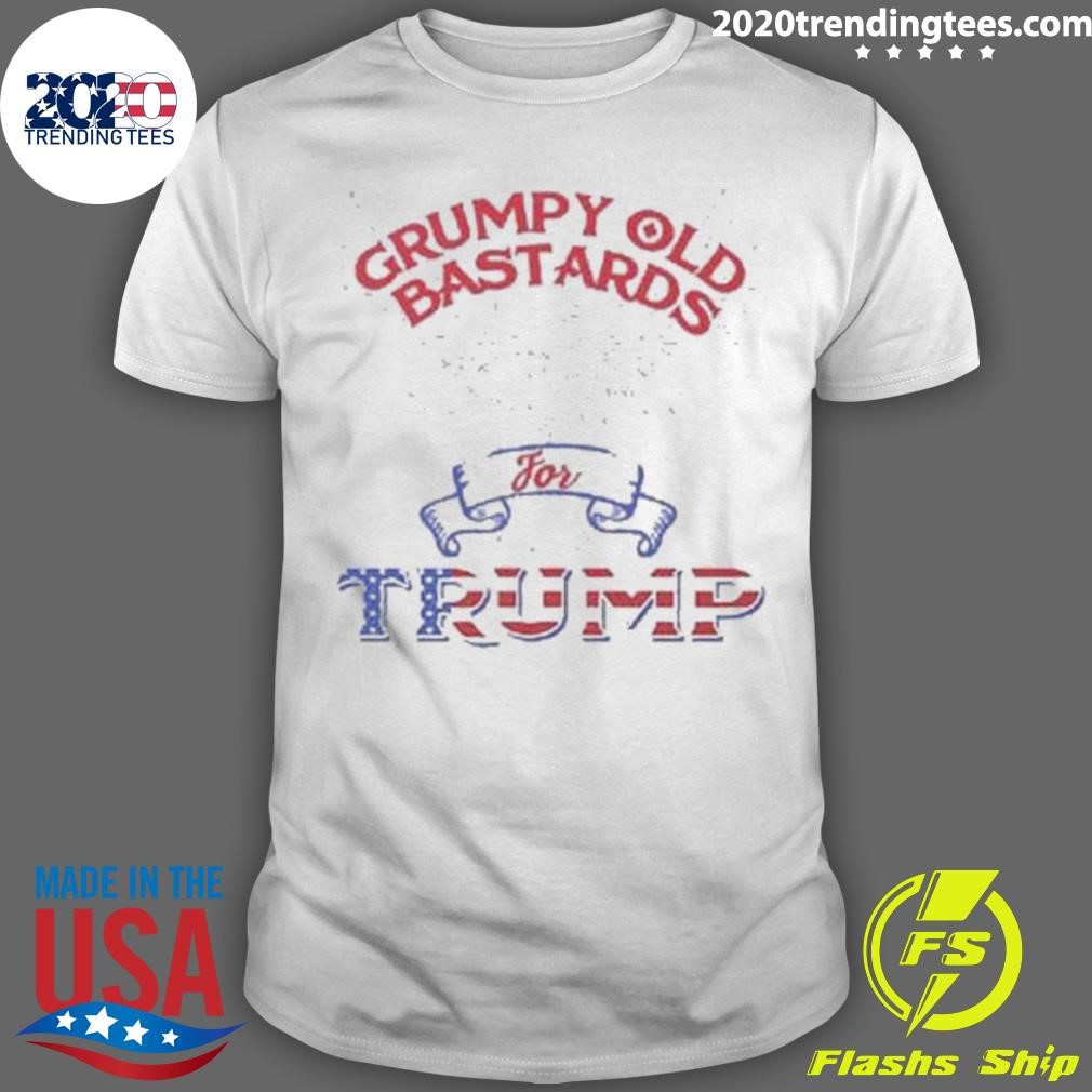 Nice Grumpy Old Bastards For Trump 2024 T-shirt