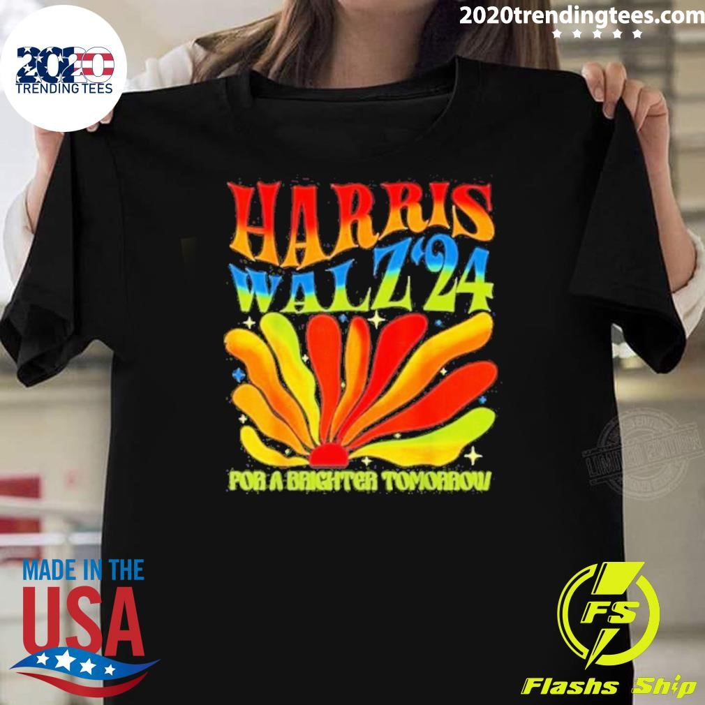 Nice Harris-walz Por A Brighter Tomorrow 2024 T-shirt