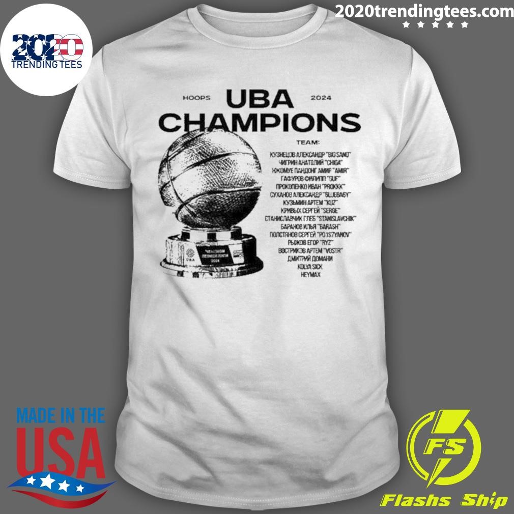 Nice Hoops 2024 Uba Champions 2024 T-shirt