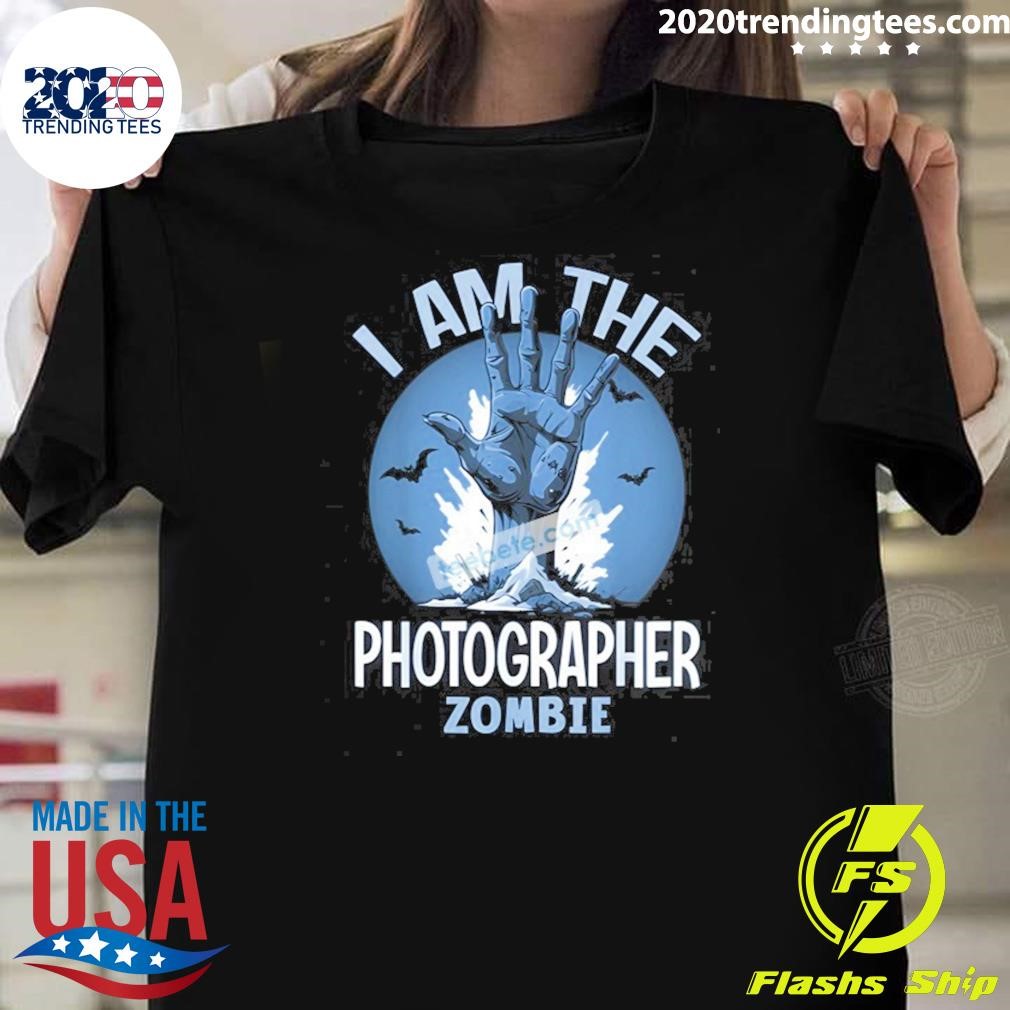 Nice I Am The Photographer Zombie Halloween Matching Outfits 2024 T-shirt