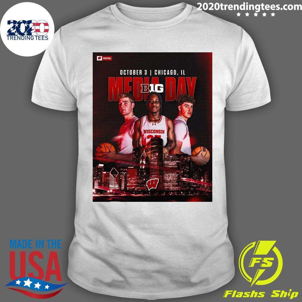 Nice John Blackwell, Steven Crowl and Max Klesmit will represent the Badgers at Big Ten Media Day T-shirt