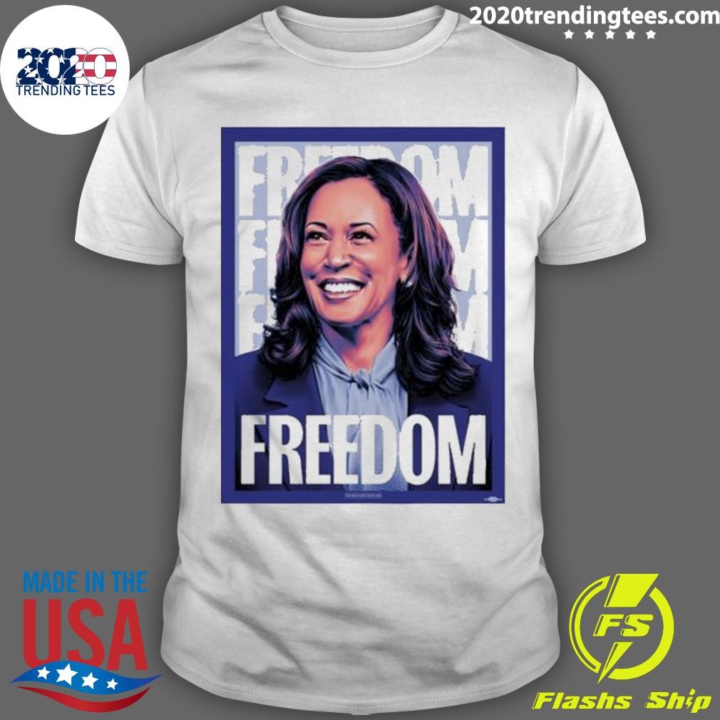 Nice Kamala Harris Tracie Ching Freedom Poster 2024 T-Shirt