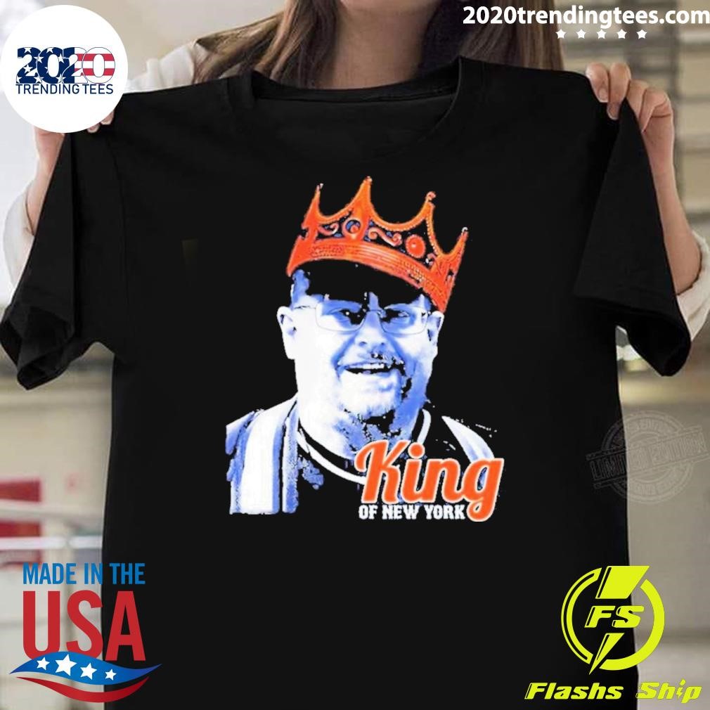 Nice King Of New York Mets Frank Fleming Iconic 2204 T-shirt