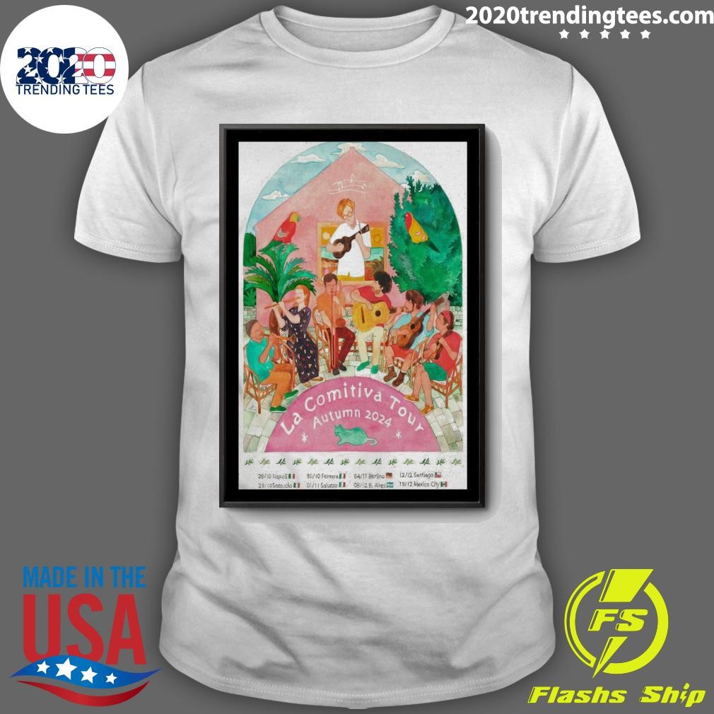 Nice La Comitiva Autumn 2024 Tour Poster T-shirt