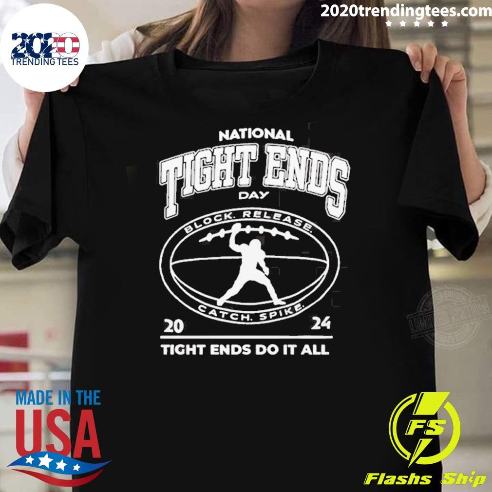 Nice Las Vegas Raiders 2024 National Tight Ends Day T-shirt