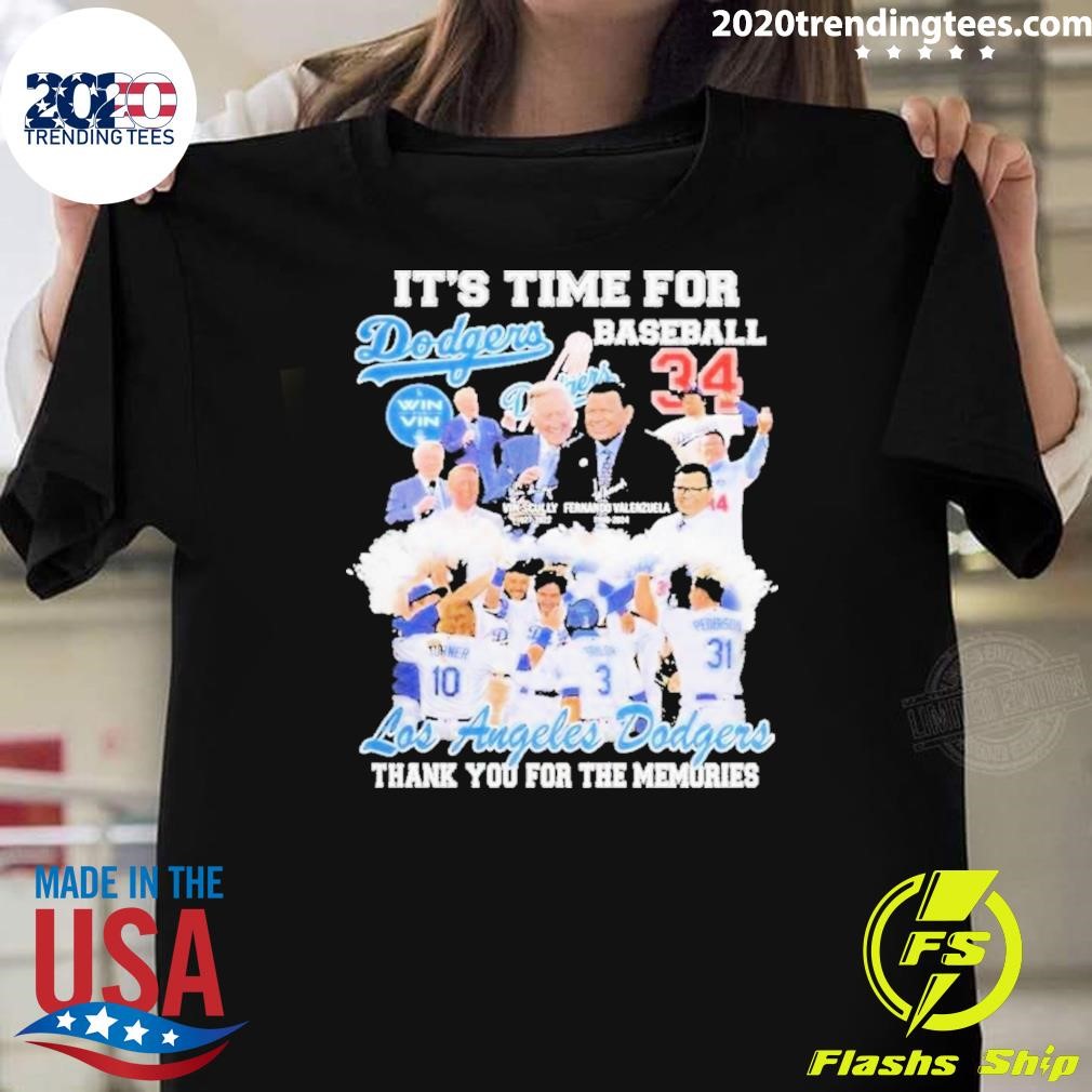 Nice Los Angeles Dodgers It’s Baseball Time 2024 T-shirt