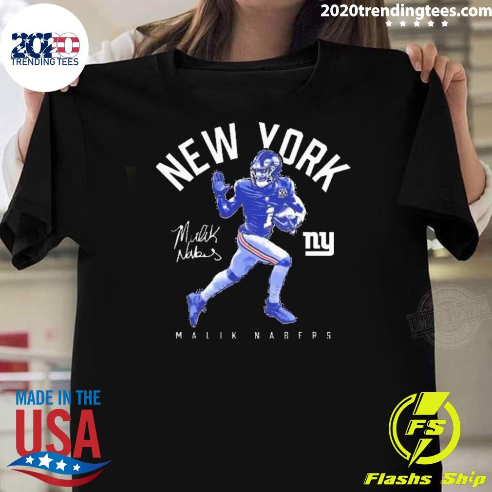 Nice Malik Nabers New York Giants Stiff Arm 2024 T-shirt